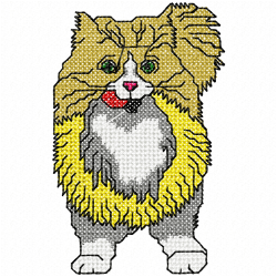 Cats Embroidery Design 2 Cats Embroidery Design 2